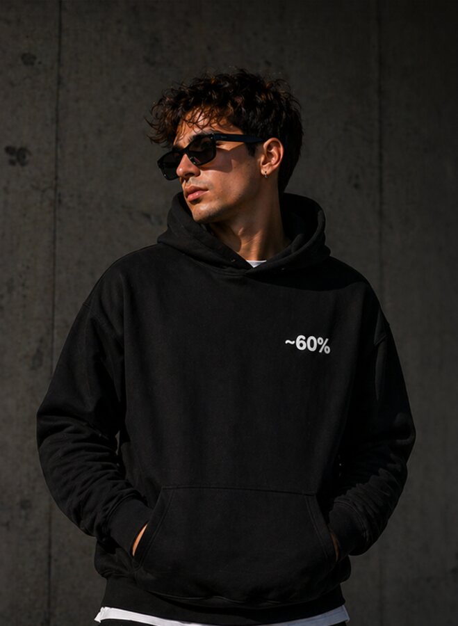 ~60% Hoodie front